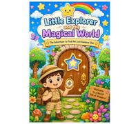 Little Explorer and the Magical World: The Adventure to Find the Lost Rainbow Star: A Fun Coloring Book for Kids Ages 4-8