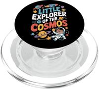 Little Explorer Of The Cosmos Cute Space Planet Art PopSockets PopGrip para MagSafe