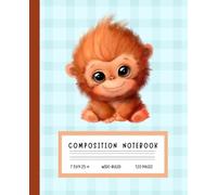 Little Explorer Writing Pad - Adorable Baby Monkey Sketchbook for Kids, Students, and Dreamers: Whimsical Journal for Doodling, Stories, Daily Adventures, and Creative Playtime
