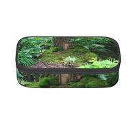 Little Fairy Tale Door in A Tree Trunk Estuche para lápices para niñas y niños, ligero y duradero, bolsa organizadora de papelería escolar