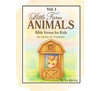 Little Farm Animals Christian Coloring Book for Kids Ages 3-6 (Hardcover Edition): A Premium Keepsake Coloring Book with 90+ Easy Farm Animal Pages, ... Preschool Activities for Christian Families