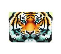 Little Fat Tiger Head - Funda de piel sintética para portátil de 13 pulgadas, funda protectora para MacBook, bolsa delgada para computadora portátil para viajes diarios