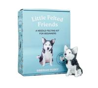 Little Felted Friends: Siberian Husky: Dog Needle-Felting Beginner Kits with Needles, Wool, Supplies, and Instructions: 1 (Little Felted Friends: Needle-Felting Kits for Beginners)