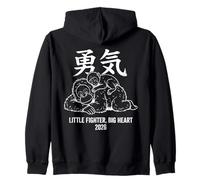Little Fighter Big Heart 2026 Japón Baby Monkey Punch 1 Sudadera con Capucha