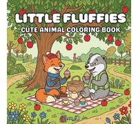 Little Fluffies: Cute Animal Coloring Book
