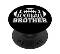 Little Football Brother That's My Big Bro Football Brothers PopSockets PopGrip Adhesivo