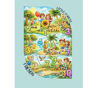 Little Forest Friends Coloring Pages for Kids: Cute Children, Animals, Numbers & Winter Plants: “A Fun Holiday Coloring Book with Simple, Cute Line ... Nature - Includes Name & Date Lines for