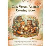 Little Friends of the Forest: A Cute Woodland Coloring Book for Relaxation and Creative Calm