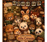 Little Friends of Villa Corazón: A Cozy Coloring Book with Hidden Objects, Cute Animals and Friendship Adventures