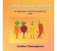 Little Garden Artists: A Vegetable Coloring Book for Kids