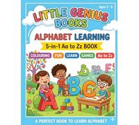 Little Genius Books: Alphabet Tracing and Writing Book for Kids Ages 3-6: Learn to Write ABC Letters with Coloring, Activities, Mazes, Games & Fun Preschool Practice for Toddlers and Kindergarten Kids