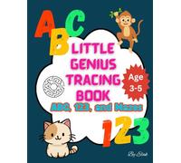 Little Genius Tracing Book: ABC, 123, and Mazes