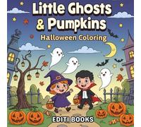 Little ghosts & Pumpkins: Halloween coloring