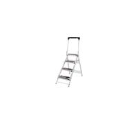 Little Giant Ladder Systems 10410BA - Escalera de Seguridad de Cuatro escalones con Barra, 2 x 11 Pulgadas