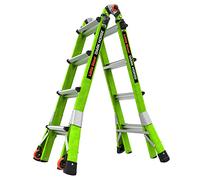 Little Giant Ladder Systems Dark Horse 2.0, M17, escalera multiposición, fibra de vidrio, tipo 1A, clasificación de peso de 300 libras, (16117-001)