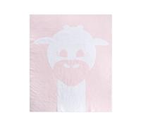 Little Giraffe - Manta de punto nube rosa rosa
