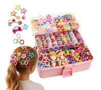 Little Girl Hair Accessories Set,Styling Tool -6.69x5.12x1.18 Inch Kids Hair Accessories,for Carvinal Birthday Holiday Stocking Stuffer Dress Decor School