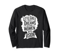 Little Girls Dreams Women Vision Empowerment Manga Larga