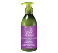 Little Green - Gel de baño corporal y champú 2 en 1 240 ml para niños sin sulfatos, parabenos ni gluten | producto vegano sin aromas añadidos
