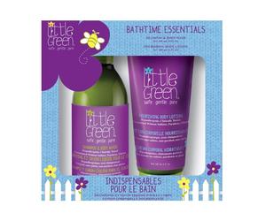 Little Green KIDS Bathtime Essentials Box para niños (gel de ducha + leche corporal) +180 ml