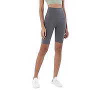 Little Hand Shorts de Yoga Femmes Taille Haute Legging de Sport, Pantalones de compresión, Pantalones de Senderismo, Leggings, Shorts de Yoga De Las Mujeres, A-Gris Clair,
