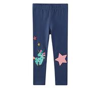 Little Hand Fille Leggings Enfant Collant Doublés de Molleton Pantalon, Bleu caché 1, 4-5 ANS Niñas bebés
