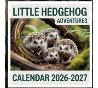 Little Hedgehog Adventures calendar 2026 2027: A Whimsical Photographic Journey Through Tiny Hedgehog Explorers, Cozy Woodland Paths, and the Sweet ... of Nature’s Most Adorable Little Wanderers