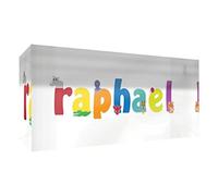 Little Helper lhv-raphael-521blk-15fr recuerdo decorativo de acrílico transparente pulido como diamante estilo illustratif pintado con el nombre de joven niño Rafael 5 x 21 x 2 cm gran