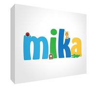 Little Helper MIKA-A5BLK-15DE Diamante Pulido Bebé Recuerdos Tocados Personalizado con Niño, Mika, Grande, 15 x 21 x 2 cm