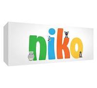 Little Helper NIKO-515BLK-15DE - Tocado de diamante para bebé (5 x 15 x 2 cm), diseño con nombre de Niko