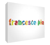 Little Helper Panel Decorativo Bebé/Bautizo Idea de Regalo, Diseño de Dibujo Personalizada con Nombre Para Adolescente Francesco Piadoso. 14.8 x 21 x 2 cm multicolor