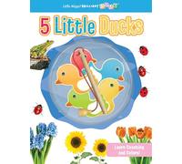 Little Hippo Books 5 Little Ducks I Fishing Book with Wooden Ducks | Board Book with Wooden Ducks for Number Learning I Perfect Sensory Books for ... (Brilliant Baby® Early Learning Collection)