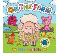 Little Hippo Libros Peek and Seek On the Farm Libros para niños de 1 a 3 años | Libros táctiles para niños de 1 a 3 años y libros para bebés | Los mejores libros para niños y libros sensoriales