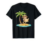 Little Island Explorer Mapa del Tesoro Aventura Camiseta