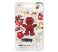 Little Joe Ambientador navideño con clip de ventilación, fragancias navideñas, frescura de larga duración, fácil de instalar (tratamiento de manzana y canela)