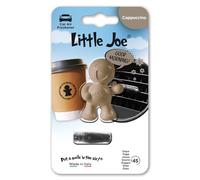 Little Joe Cappuccino Ambientador para coche, oficina, cajones, armario, hogar, por ejemplo: para montaje en cualquier rejilla de ventilación de coche +/-45 días de frescura en el coche (Little Joe OK