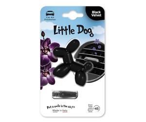 Little Joe Little Dog Perfumador de Gel Aroma Black Velve para Aireador de Coche. Larga duración, hasta 45 días. Aroma Irresistible y Divertido para Todos los Públicos.