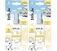 Little Joe Perfumador en Spray de 60 ml Aroma Vainilla con Aceites Esenciales naturales. Sin alcohol y Vegano. Larga duración. Perfecto para Coche, Hogar y Oficina. (Paquete de 2)