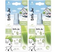 Little Joe Perfumador en Spray de 60 ml Aroma Vital Energy con Aceites Esenciales naturales. Sin alcohol y Vegano. Larga duración. Perfecto para Coche, Hogar y Oficina. (Paquete de 2)