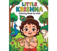 Little Krishna Coloring Book for Kids: Adorable spiritual Baby Hindu Gods Activity Pages | Cute Bal Gopal, Radha and Friends Playful Adventures