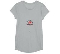 Little League All Star Baseball Champion Deportes Juveniles Camiseta, Niñas, Gris Jaspeado, XS