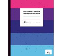 Little Learners Rainbow Writing Notebook: Primary Notebook Page 200