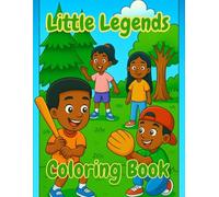 Little Legends Coloring Book: Adorable illustrations for young boys of color