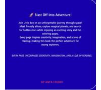 Little Leo's Space Adventure: A Color & Story Book (Little Leo Adventures)