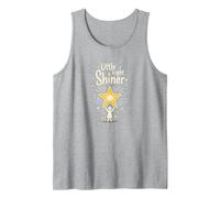 Little Light Shiner Christians for Kids - Estrella inspiradora Camiseta sin Mangas, Hombre, Gris Jaspeado, L