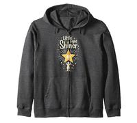 Little Light Shiner Christians for Kids - Estrella inspiradora Sudadera con Capucha, Unisex para Adultos, Jaspeado Oscuro, XL