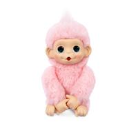 Little Live Pets Baby Monkey Minis Luna Lemon, 18,8 cm | +20 sonidos y reacciones, suave pelaje, manos y pies de mono para agarrarse; 3 minimonos para coleccionar