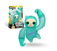 Little Live Pets - Hug n’ Hang Zoogooz Sensoo Sloth, Mascota blandita y elástica, +70 Sonidos y reacciones, 3 Diferentes para coleccionar, Amuleto Escondido, para niños de 2 años+, Famosa (LP400100)