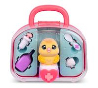Little Live Pets Kit Veterinario de los Ouchies, Pollito Chirpy; Juguete Interactivo, mejillas Luminosas; 16,7 cm, Accesorios; atiende y Cura como un Veterinario; +20 Sonidos, Luces y reacciones