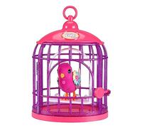 Little Live Pets Lil' Bird + comedero para pájaros con Tiara Twinkles: pájaro Colorido Interactivo con Nuevas alas Luminosas y más de 20 Sonidos de pájaros; Repite lo Que Dices y responde al Tacto